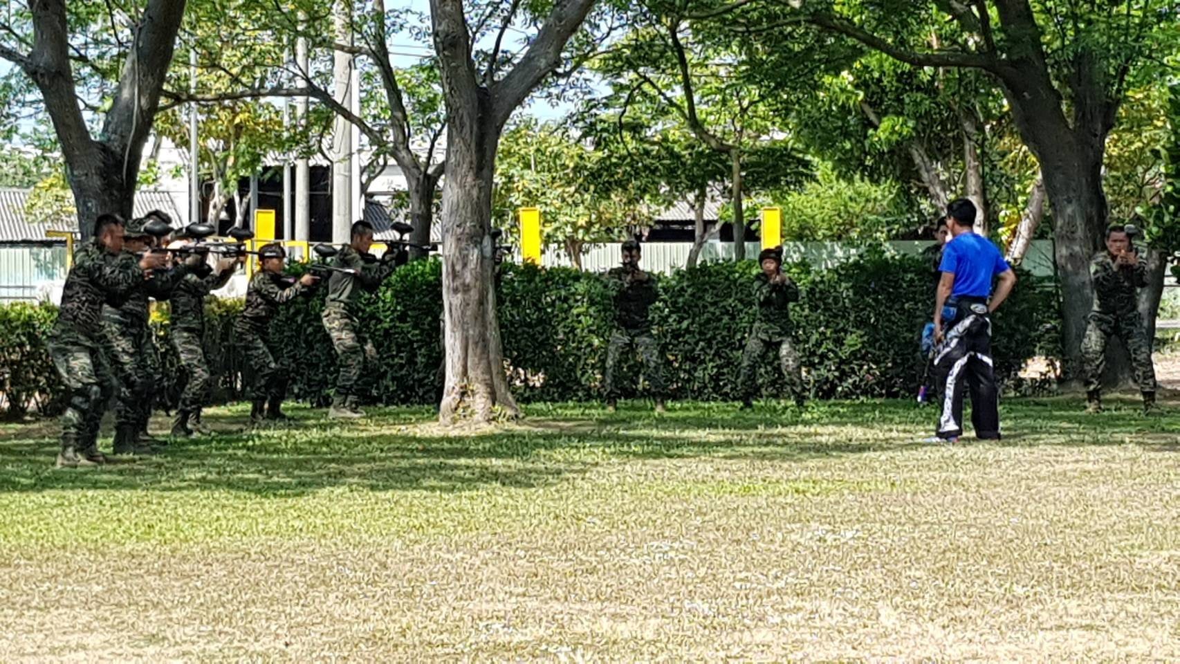 海軍陸戰隊-國防部國軍107年精神戰力專案教育一漆衝鋒漆彈競賽-高雄精隼漆彈場