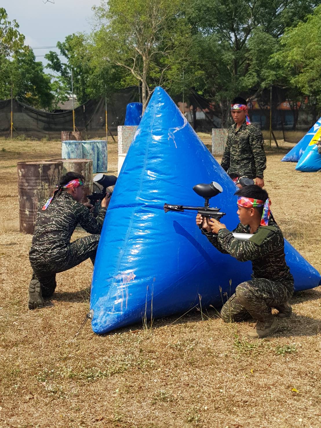 海軍陸戰隊-國防部國軍107年精神戰力專案教育一漆衝鋒漆彈競賽-高雄精隼漆彈場