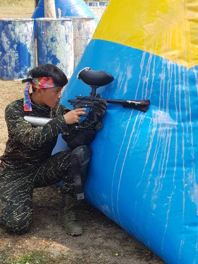 海軍陸戰隊-國防部國軍107年精神戰力專案教育一漆衝鋒漆彈競賽-高雄精隼漆彈場