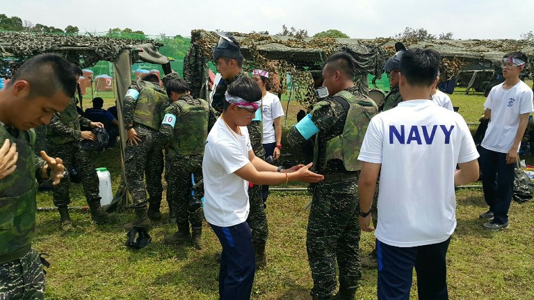 海軍陸戰隊-國防部國軍107年精神戰力專案教育一漆衝鋒漆彈競賽-陸軍專科學校