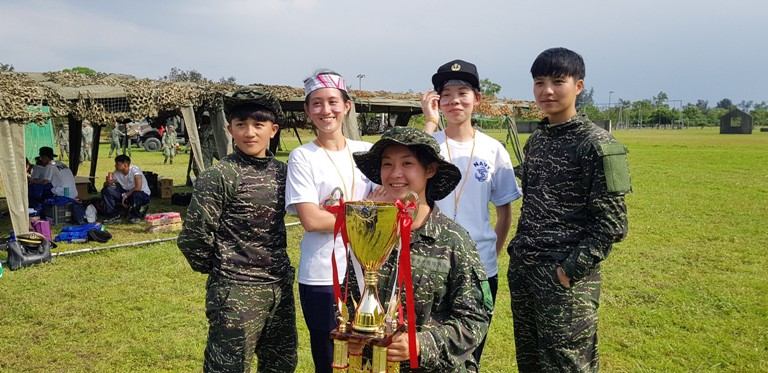 海軍陸戰隊-國防部國軍107年精神戰力專案教育一漆衝鋒漆彈競賽-陸軍專科學校