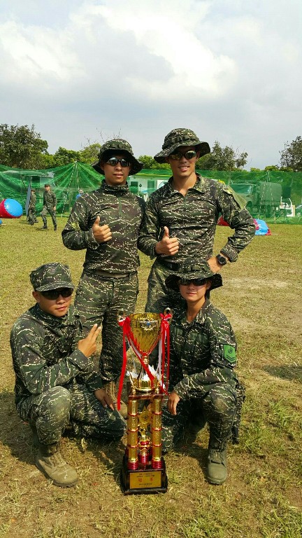 海軍陸戰隊-國防部國軍107年精神戰力專案教育一漆衝鋒漆彈競賽-陸軍專科學校