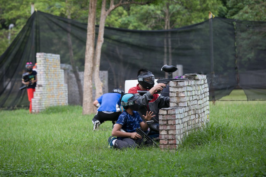 熊麻吉漆彈隊高雄漆彈夏令營體驗培訓活動-親子對戰