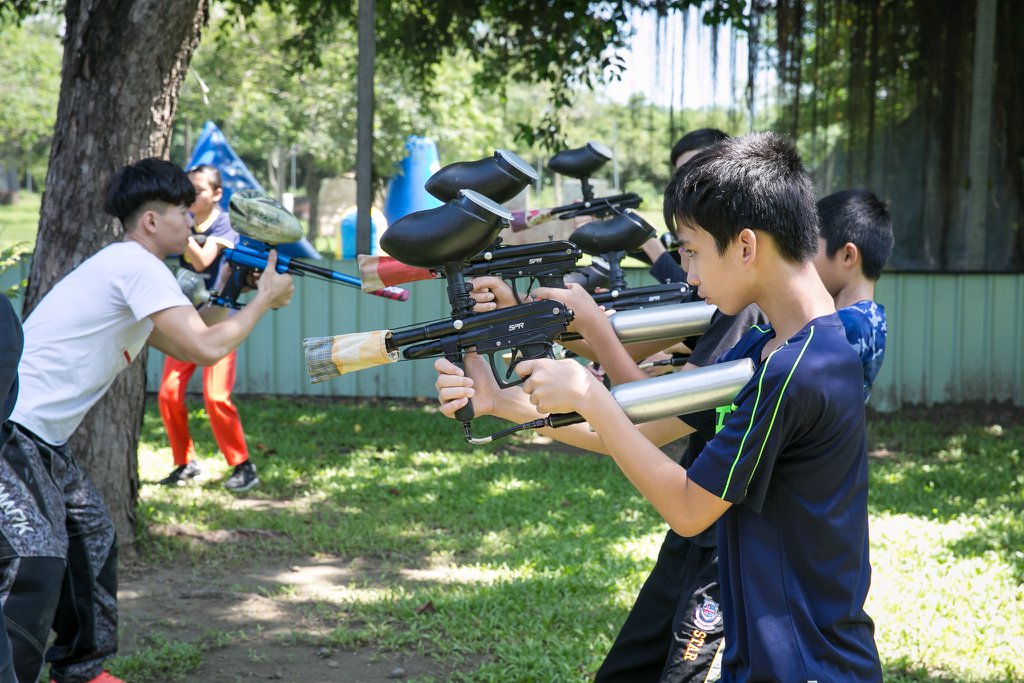 基本動作-熊麻吉漆彈團隊高雄暑假漆彈夏令營