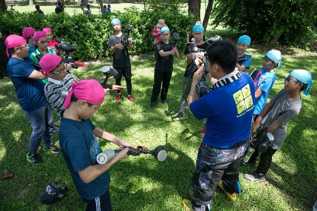 高雄暑假漆彈夏令營活動-精隼漆彈場