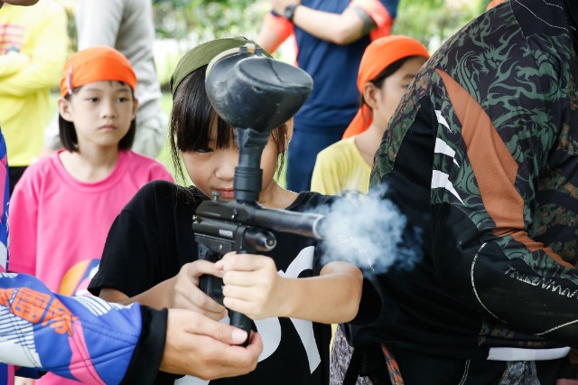 體驗射擊-108年熊麻吉彈弓漆彈親子夏令營