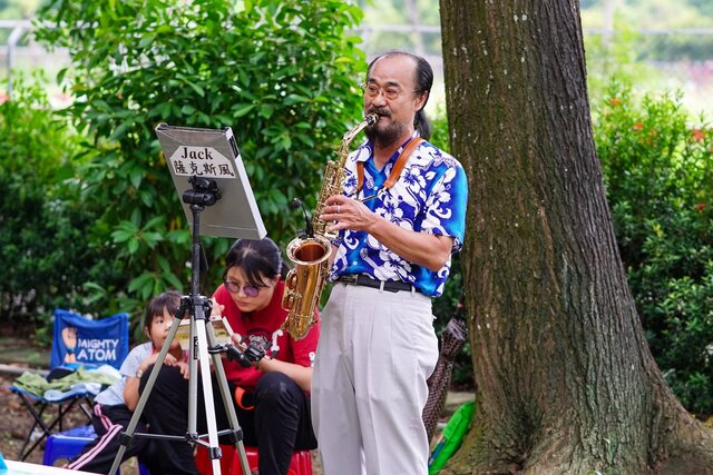 熊麻吉親子複合式夏令營-高雄最優值戶外親子夏令營薩克斯風演奏