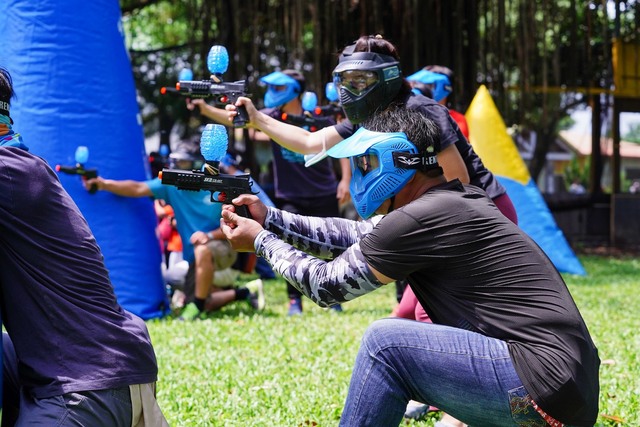 溫馨歡樂水彈對戰～熊麻吉親子複合式夏令營-高雄戶外親子夏令營