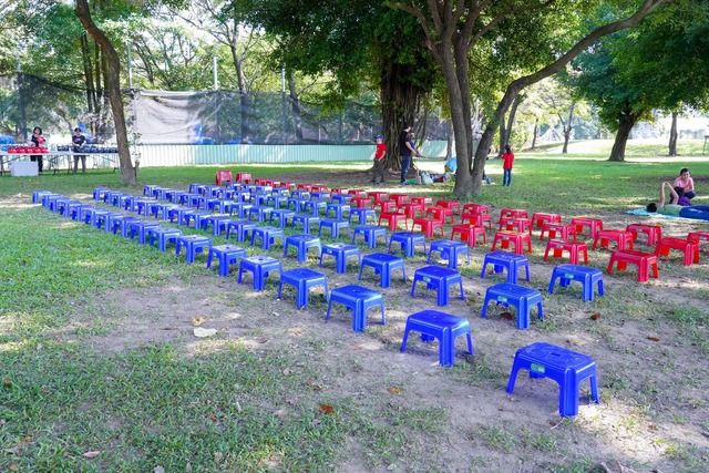 整齊的座椅排列-高雄最專業與優質水彈親子活動團隊