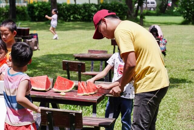 每個人都能開心享受清涼大西瓜-熊麻吉水彈槍親子活動團隊（水彈 水槍 水晶彈 水彈槍 親子活動）